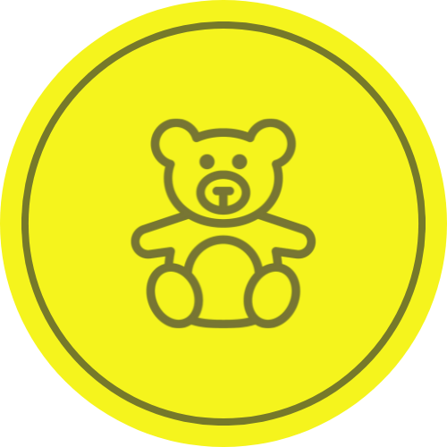 Teddy bear icon. Spaces We Organize for kids' rooms in New York, NY. Toy storage solutions and organization ideas for children's spaces.