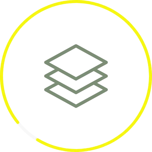 Icon representing system and layout design for organized storage solutions, emphasizing efficient space management and accessibility for offices.
