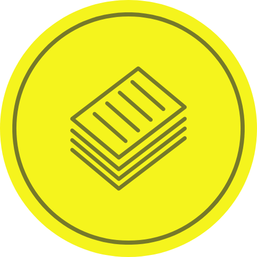 Icon representing document stack for Senior Downsizing services. Streamline paperwork during downsizing with expert help in New York, NY.